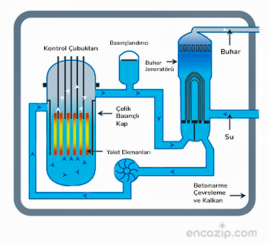 Basınçlı su reaktörü nedir