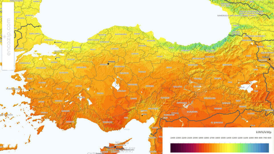 Türkiye Enerji Potansiyeli Atlası Haritası (GEPA)